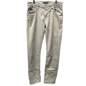 Mavi Jeans Mans Size 34x32 Edward Slim Straight Leg Chinos Latte Sateen